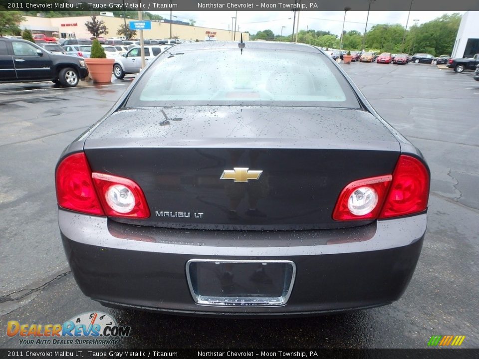 2011 Chevrolet Malibu LT Taupe Gray Metallic / Titanium Photo #6