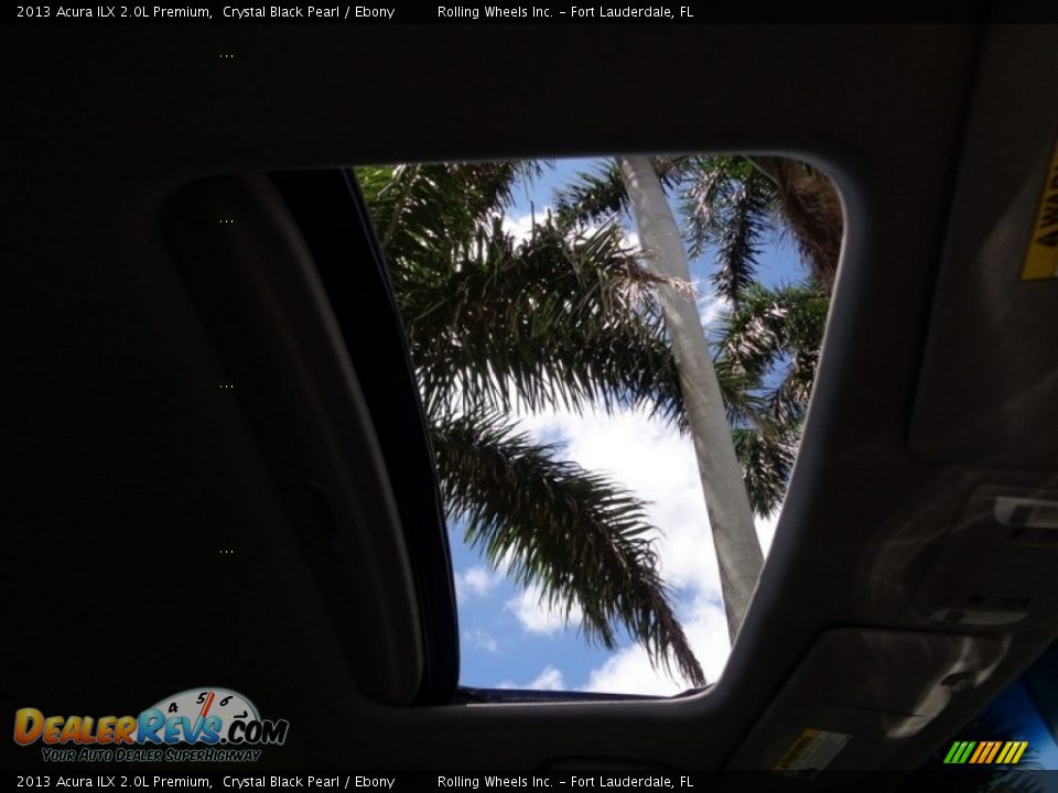 2013 Acura ILX 2.0L Premium Crystal Black Pearl / Ebony Photo #24