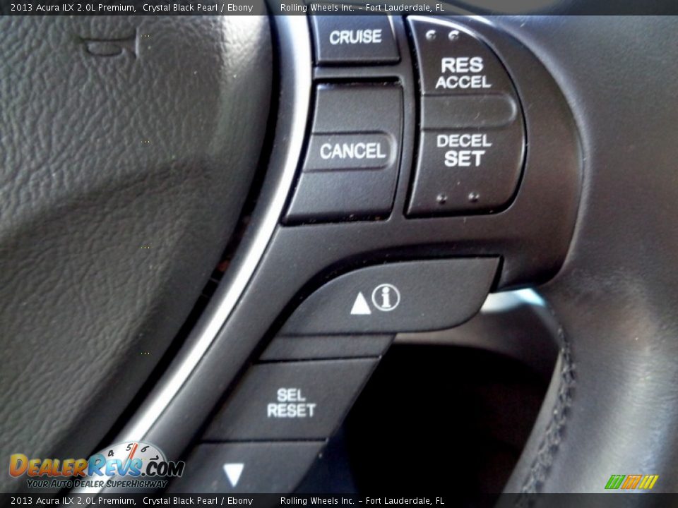 2013 Acura ILX 2.0L Premium Crystal Black Pearl / Ebony Photo #28