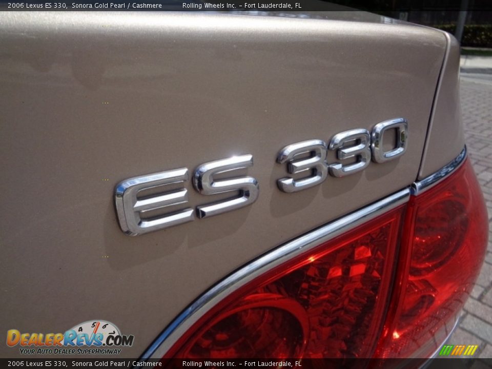 2006 Lexus ES 330 Sonora Gold Pearl / Cashmere Photo #17