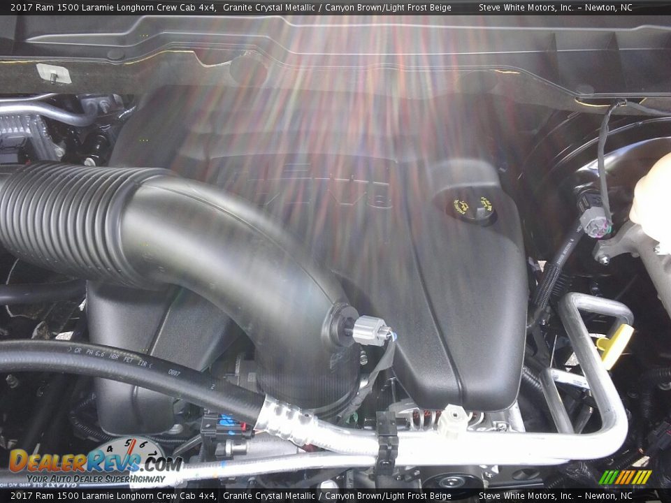 2017 Ram 1500 Laramie Longhorn Crew Cab 4x4 Granite Crystal Metallic / Canyon Brown/Light Frost Beige Photo #11