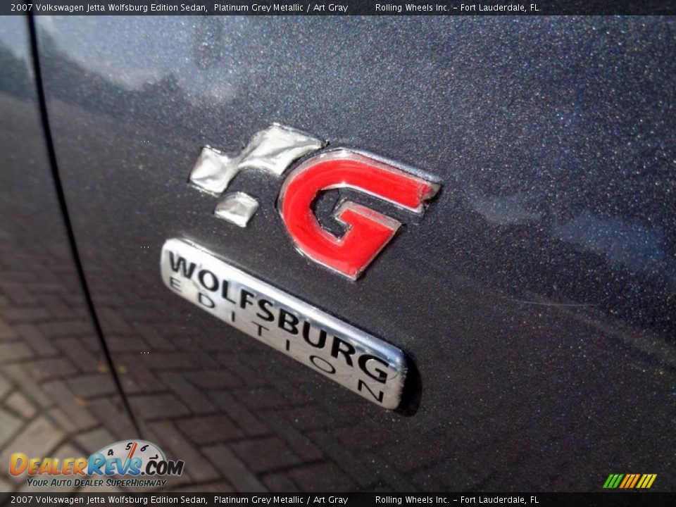 2007 Volkswagen Jetta Wolfsburg Edition Sedan Platinum Grey Metallic / Art Gray Photo #2
