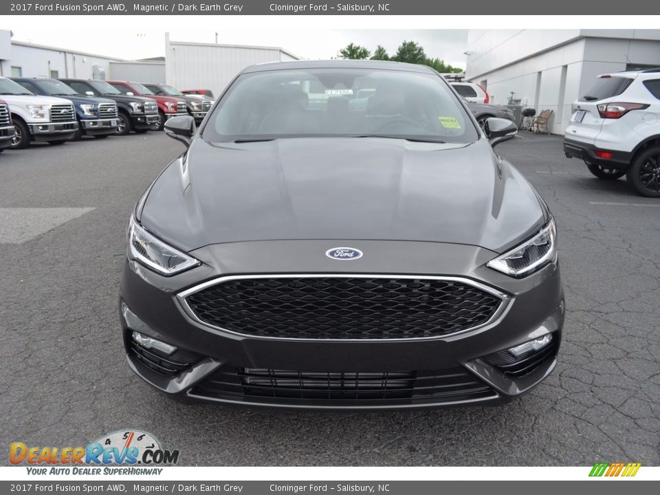 2017 Ford Fusion Sport AWD Magnetic / Dark Earth Grey Photo #4