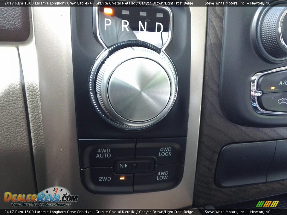 2017 Ram 1500 Laramie Longhorn Crew Cab 4x4 Granite Crystal Metallic / Canyon Brown/Light Frost Beige Photo #27
