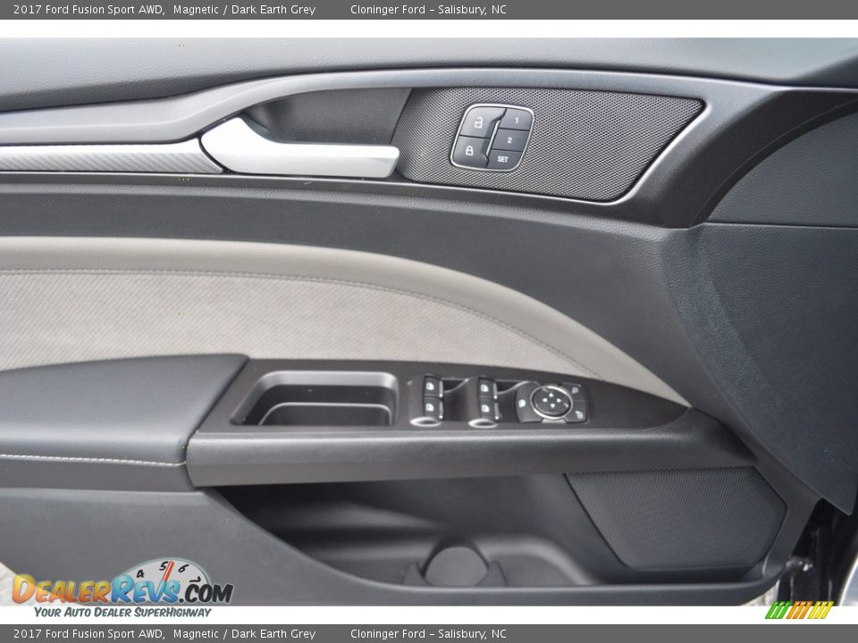 2017 Ford Fusion Sport AWD Magnetic / Dark Earth Grey Photo #5