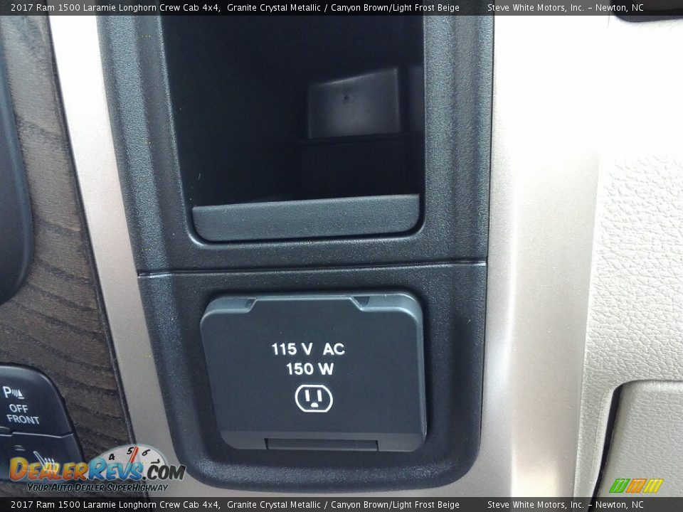2017 Ram 1500 Laramie Longhorn Crew Cab 4x4 Granite Crystal Metallic / Canyon Brown/Light Frost Beige Photo #28