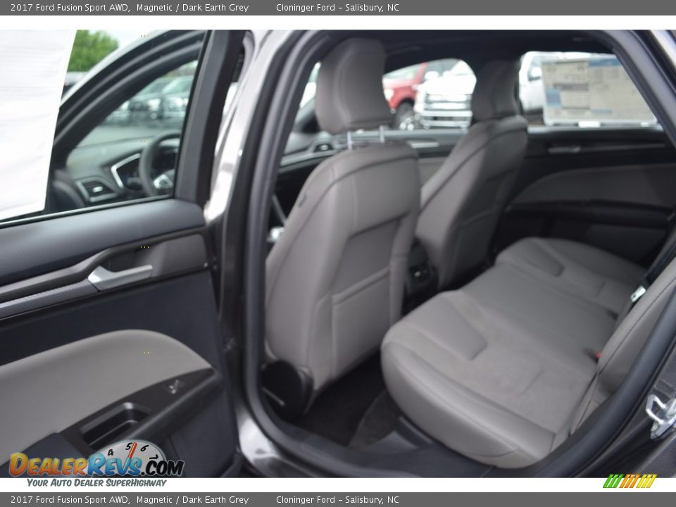 2017 Ford Fusion Sport AWD Magnetic / Dark Earth Grey Photo #8
