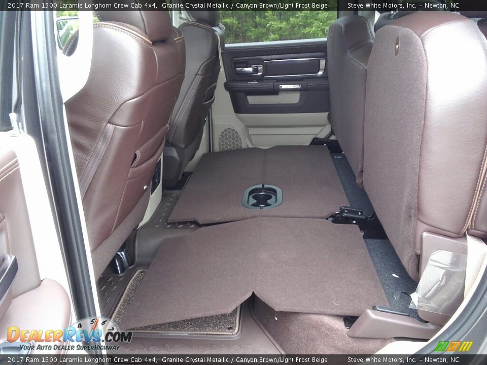 2017 Ram 1500 Laramie Longhorn Crew Cab 4x4 Granite Crystal Metallic / Canyon Brown/Light Frost Beige Photo #35