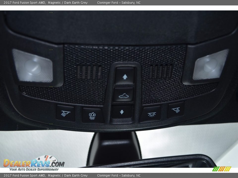 2017 Ford Fusion Sport AWD Magnetic / Dark Earth Grey Photo #21