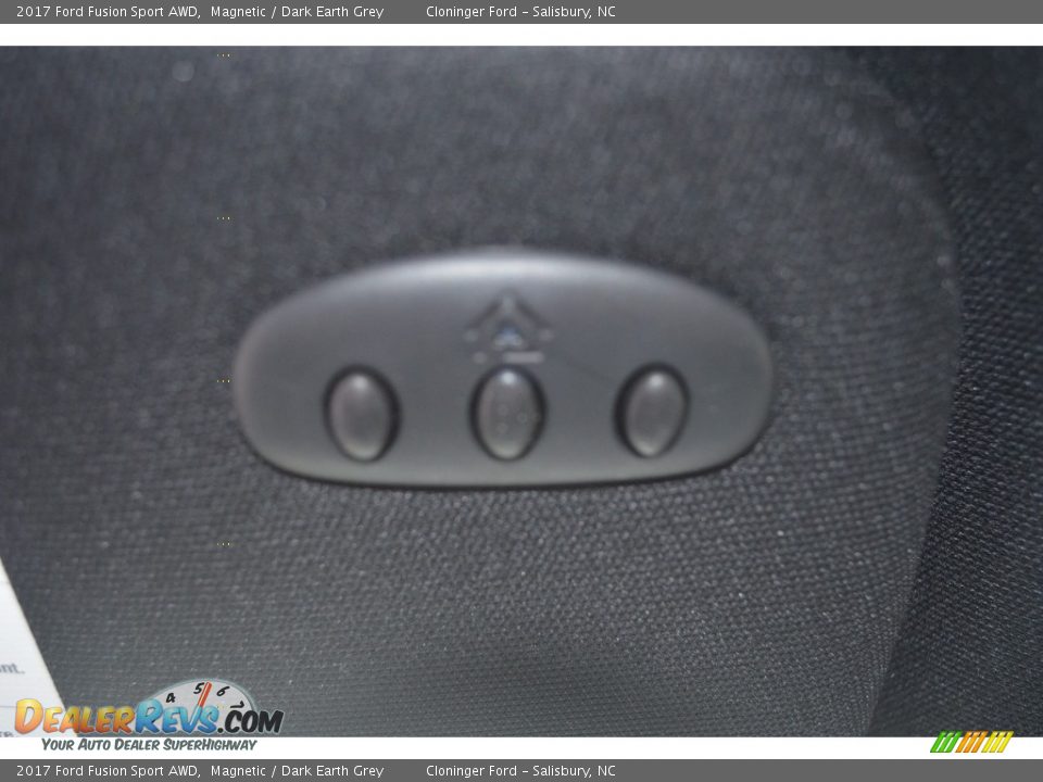 2017 Ford Fusion Sport AWD Magnetic / Dark Earth Grey Photo #22
