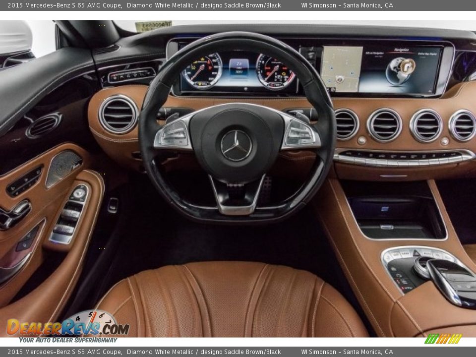 Dashboard of 2015 Mercedes-Benz S 65 AMG Coupe Photo #4