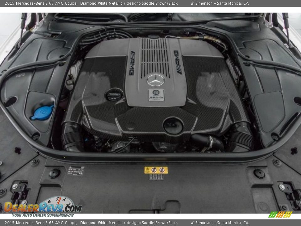 2015 Mercedes-Benz S 65 AMG Coupe 6.0 Liter AMG biturbo SOHC 36-Valve V12 Engine Photo #9