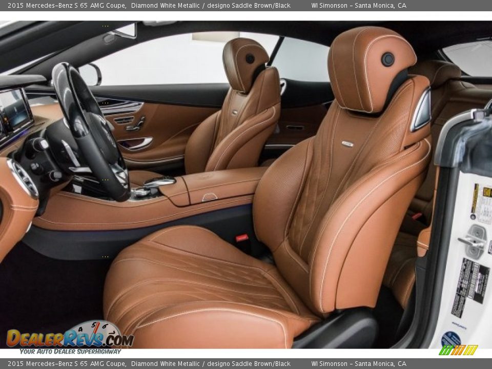 Front Seat of 2015 Mercedes-Benz S 65 AMG Coupe Photo #13