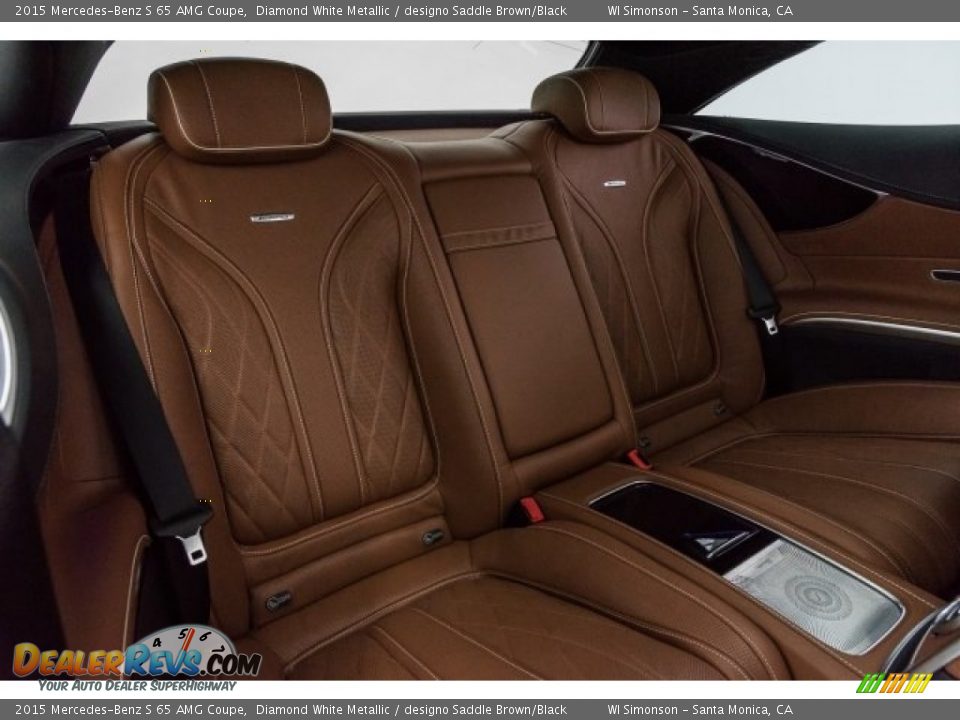 Rear Seat of 2015 Mercedes-Benz S 65 AMG Coupe Photo #16