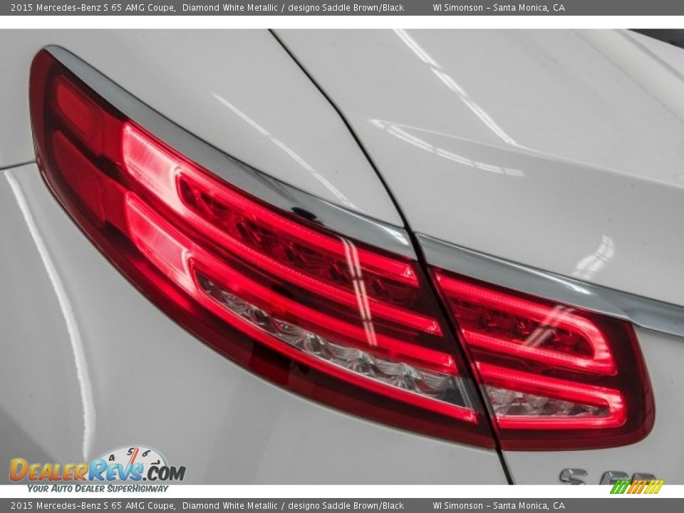 2015 Mercedes-Benz S 65 AMG Coupe Diamond White Metallic / designo Saddle Brown/Black Photo #24