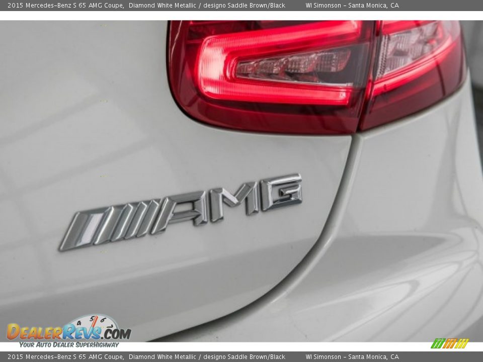 2015 Mercedes-Benz S 65 AMG Coupe Diamond White Metallic / designo Saddle Brown/Black Photo #25