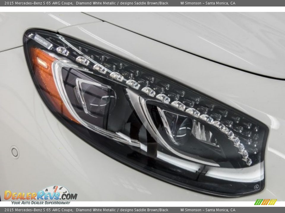 2015 Mercedes-Benz S 65 AMG Coupe Diamond White Metallic / designo Saddle Brown/Black Photo #30