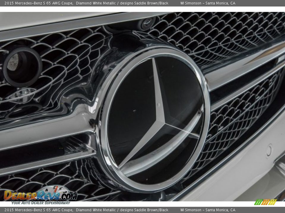 2015 Mercedes-Benz S 65 AMG Coupe Diamond White Metallic / designo Saddle Brown/Black Photo #31