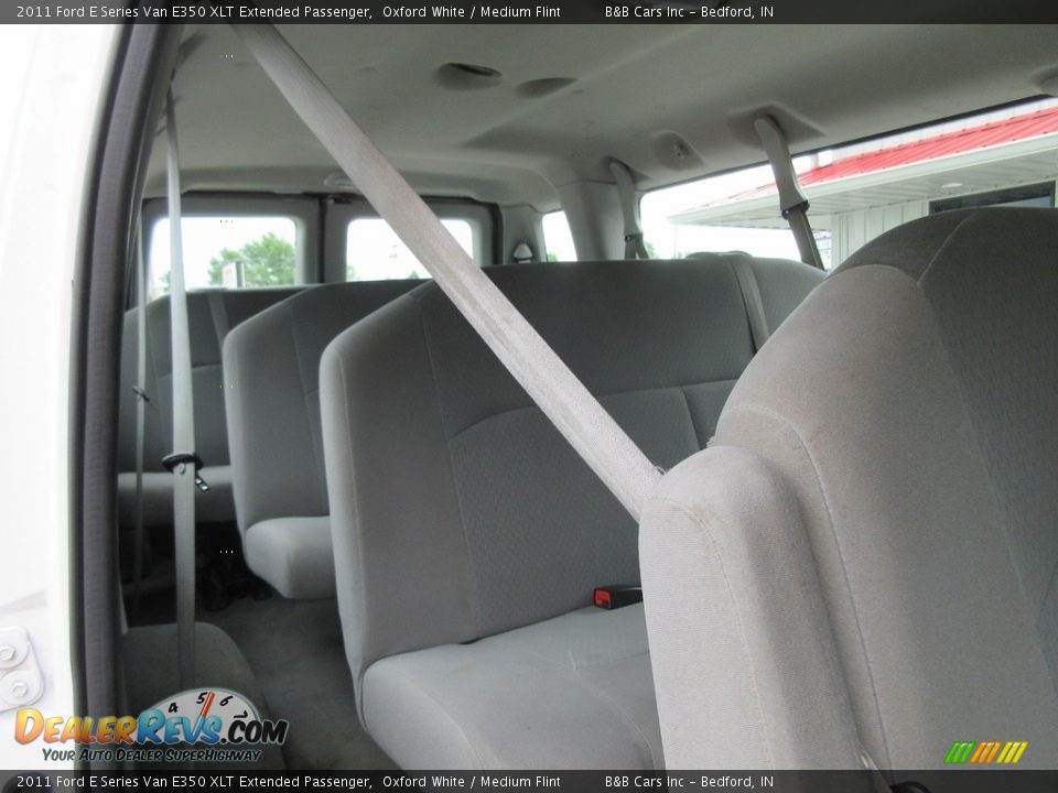 2011 Ford E Series Van E350 XLT Extended Passenger Oxford White / Medium Flint Photo #19