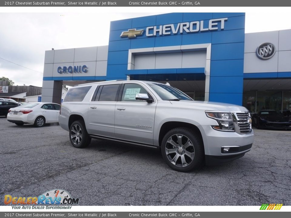 2017 Chevrolet Suburban Premier Silver Ice Metallic / Jet Black Photo #1