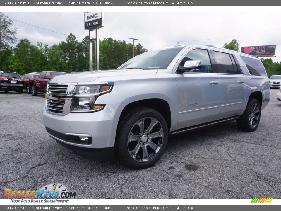 2017 Chevrolet Suburban Premier Silver Ice Metallic / Jet Black Photo #3