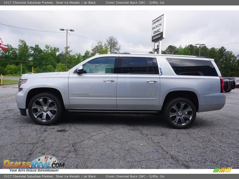 2017 Chevrolet Suburban Premier Silver Ice Metallic / Jet Black Photo #4