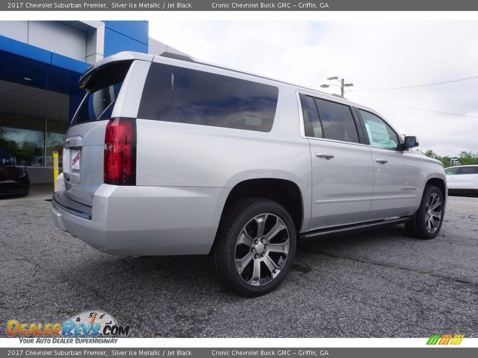 2017 Chevrolet Suburban Premier Silver Ice Metallic / Jet Black Photo #7