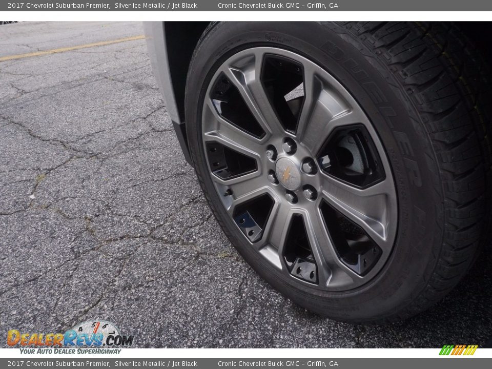 2017 Chevrolet Suburban Premier Silver Ice Metallic / Jet Black Photo #12