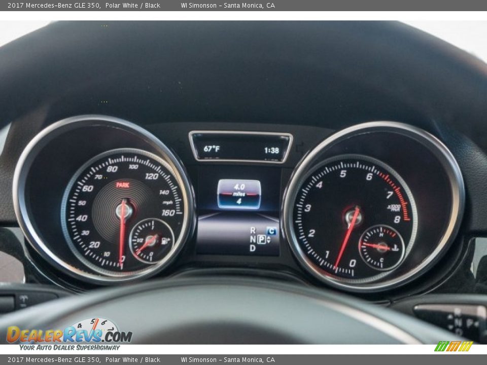 2017 Mercedes-Benz GLE 350 Polar White / Black Photo #6