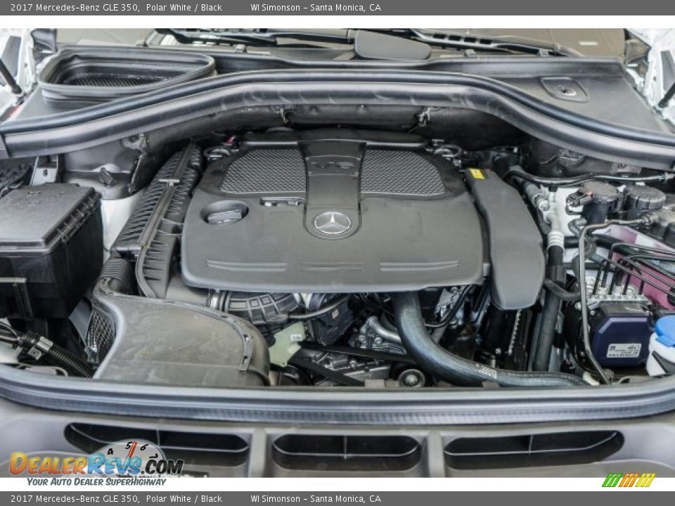 2017 Mercedes-Benz GLE 350 Polar White / Black Photo #8