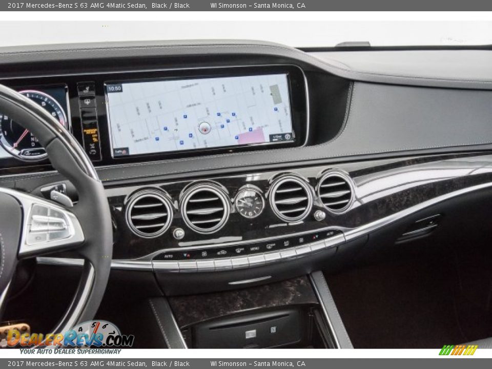 2017 Mercedes-Benz S 63 AMG 4Matic Sedan Black / Black Photo #5