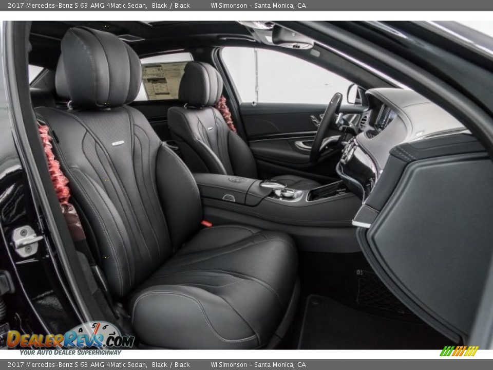 Front Seat of 2017 Mercedes-Benz S 63 AMG 4Matic Sedan Photo #6