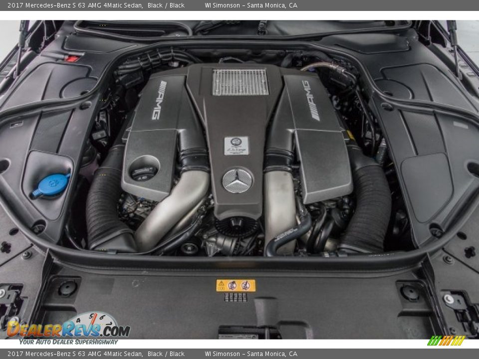 2017 Mercedes-Benz S 63 AMG 4Matic Sedan 5.5 Liter AMG biturbo DOHC 32-Valve VVT V8 Engine Photo #9