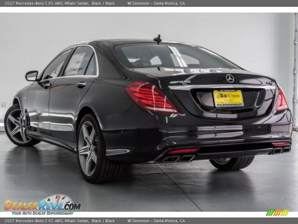 2017 Mercedes-Benz S 63 AMG 4Matic Sedan Black / Black Photo #10