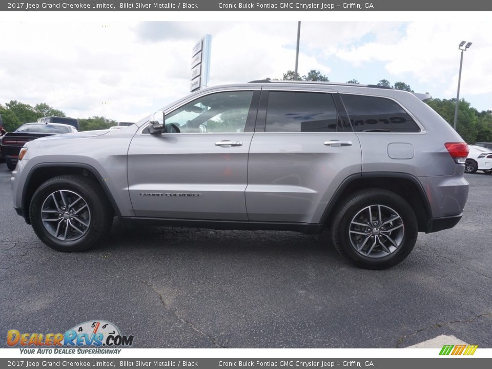 2017 Jeep Grand Cherokee Limited Billet Silver Metallic / Black Photo #4