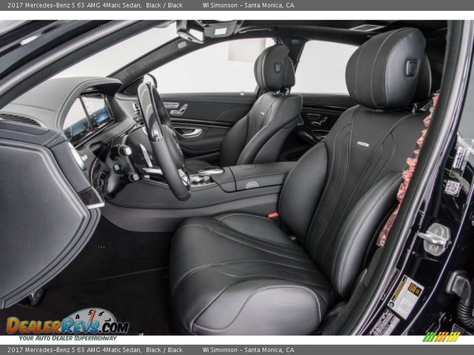 Front Seat of 2017 Mercedes-Benz S 63 AMG 4Matic Sedan Photo #14