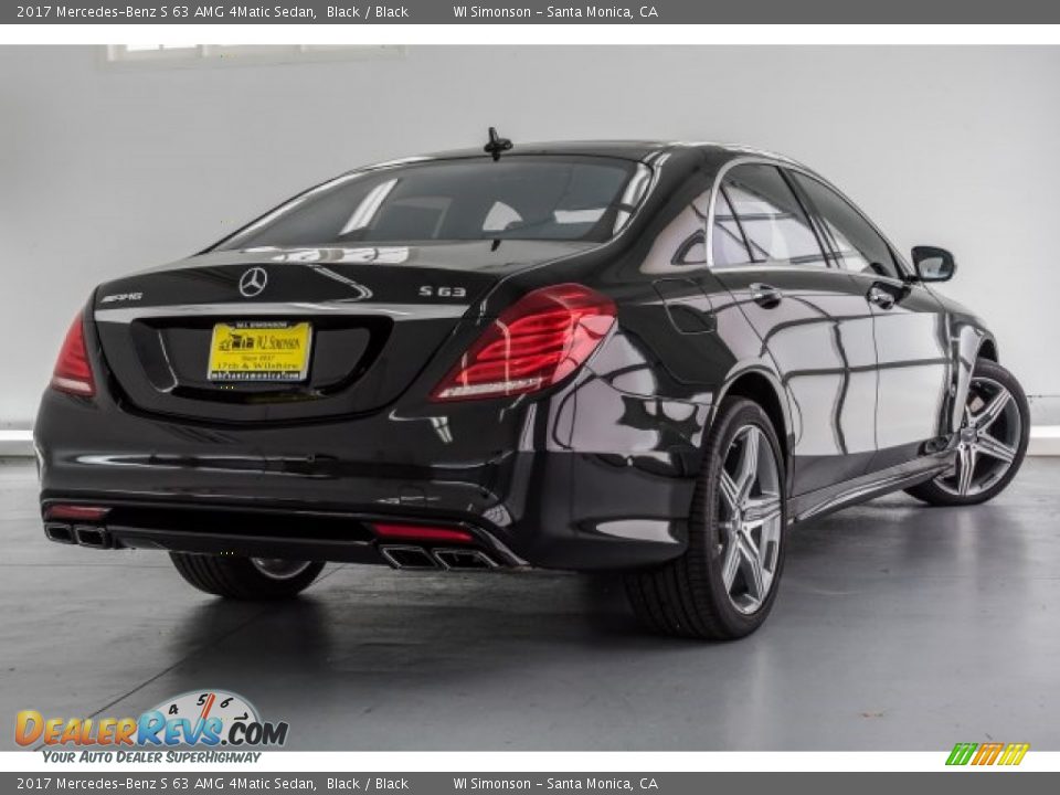 2017 Mercedes-Benz S 63 AMG 4Matic Sedan Black / Black Photo #16