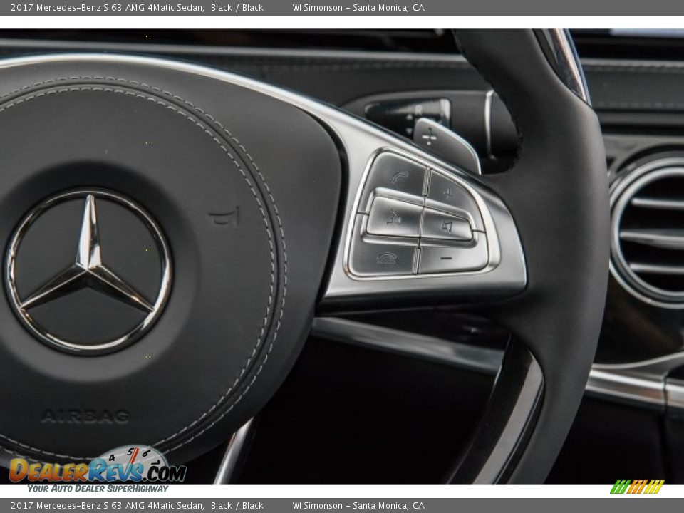 2017 Mercedes-Benz S 63 AMG 4Matic Sedan Steering Wheel Photo #17