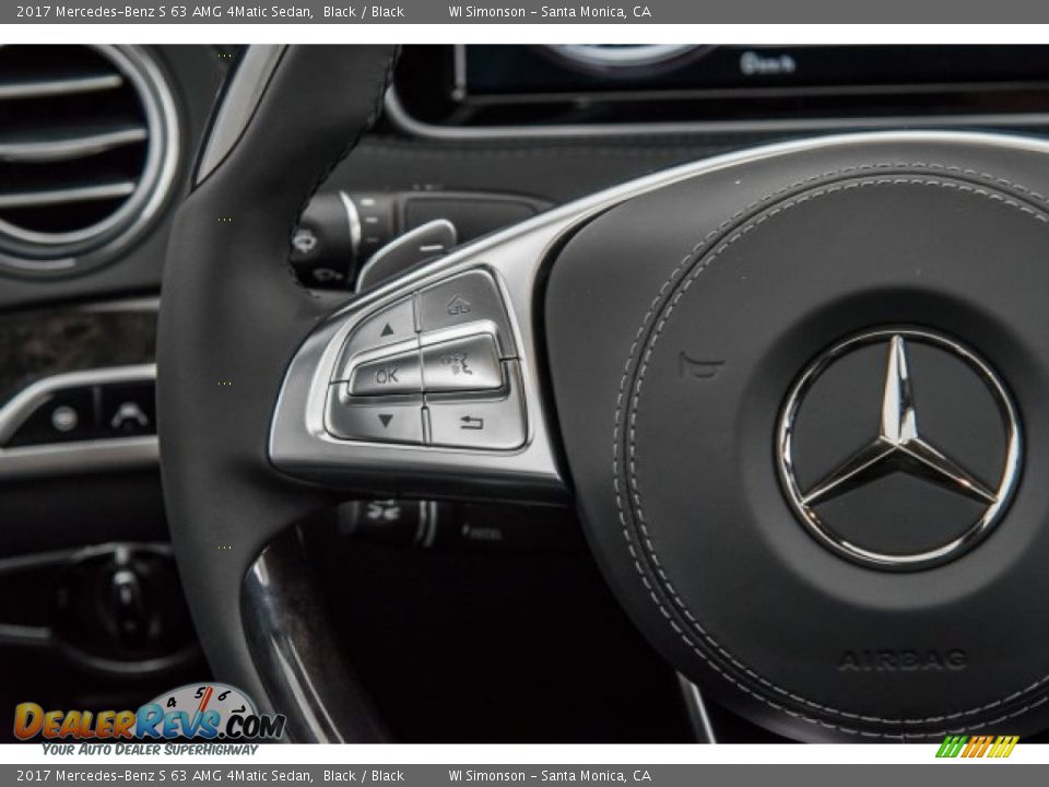 2017 Mercedes-Benz S 63 AMG 4Matic Sedan Steering Wheel Photo #18