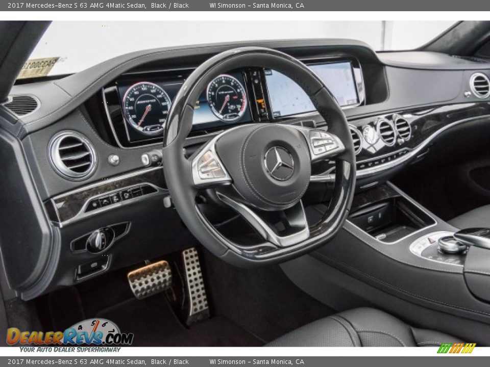 Dashboard of 2017 Mercedes-Benz S 63 AMG 4Matic Sedan Photo #20