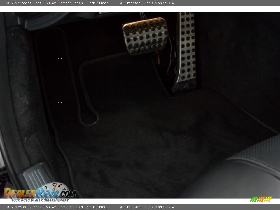 2017 Mercedes-Benz S 63 AMG 4Matic Sedan Black / Black Photo #23