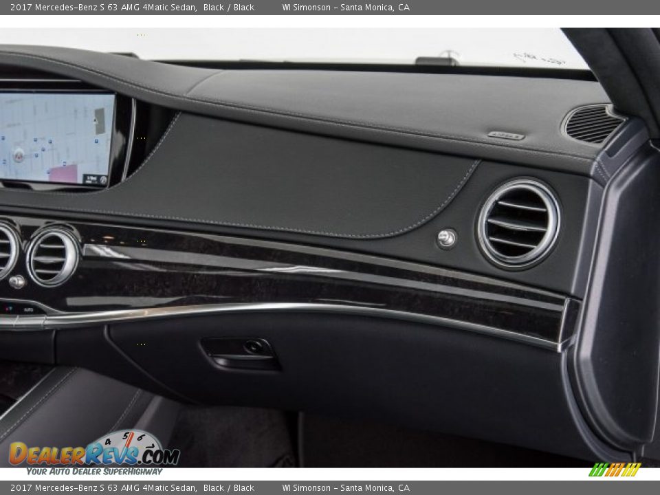 2017 Mercedes-Benz S 63 AMG 4Matic Sedan Black / Black Photo #27
