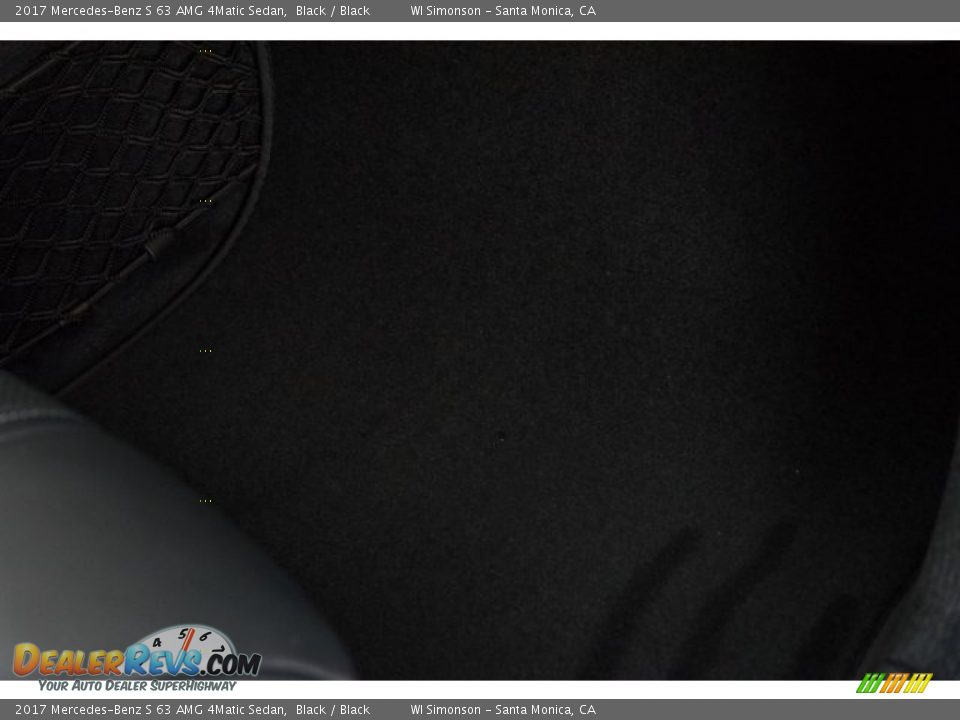 2017 Mercedes-Benz S 63 AMG 4Matic Sedan Black / Black Photo #28