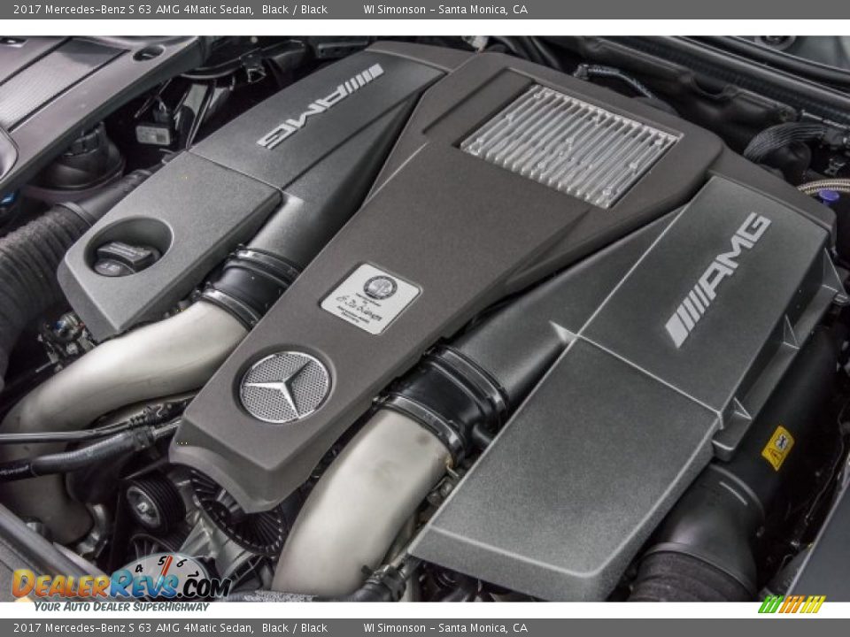 2017 Mercedes-Benz S 63 AMG 4Matic Sedan 5.5 Liter AMG biturbo DOHC 32-Valve VVT V8 Engine Photo #30