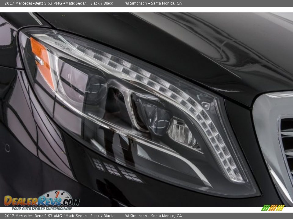 2017 Mercedes-Benz S 63 AMG 4Matic Sedan Black / Black Photo #31