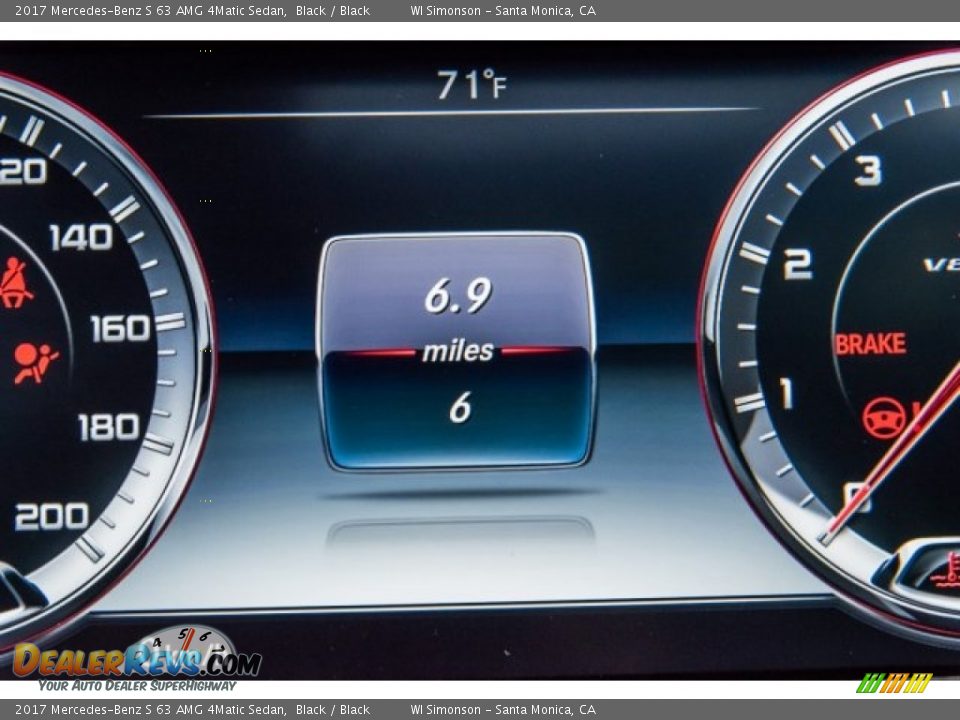 2017 Mercedes-Benz S 63 AMG 4Matic Sedan Black / Black Photo #35