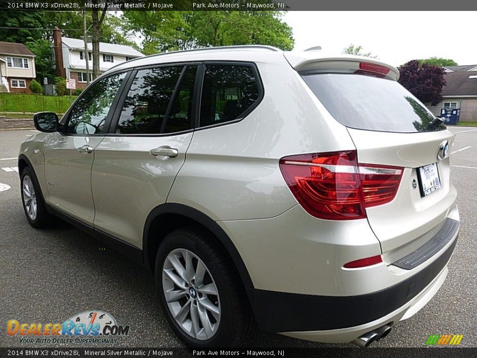 2014 BMW X3 xDrive28i Mineral Silver Metallic / Mojave Photo #3