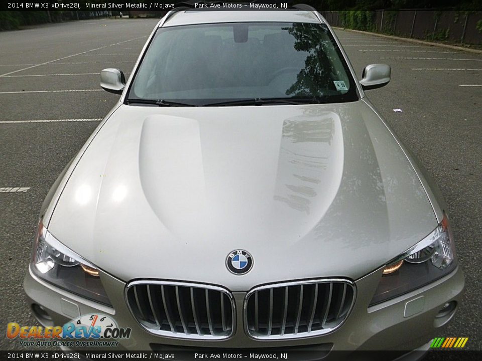 2014 BMW X3 xDrive28i Mineral Silver Metallic / Mojave Photo #8