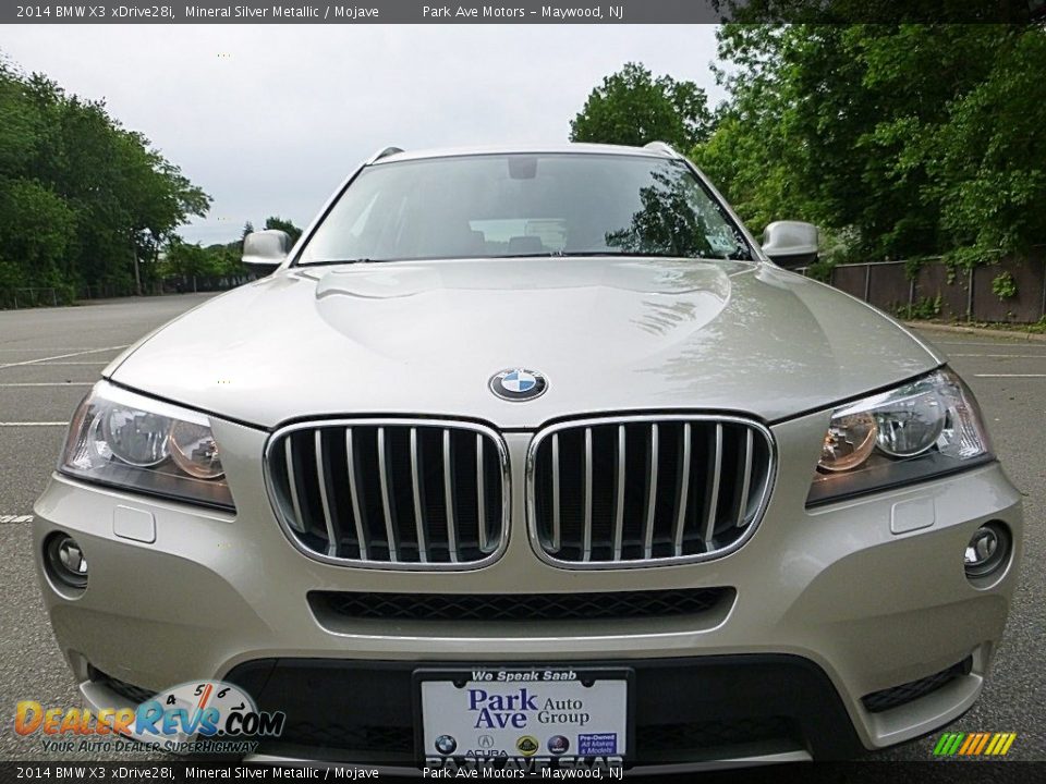2014 BMW X3 xDrive28i Mineral Silver Metallic / Mojave Photo #9