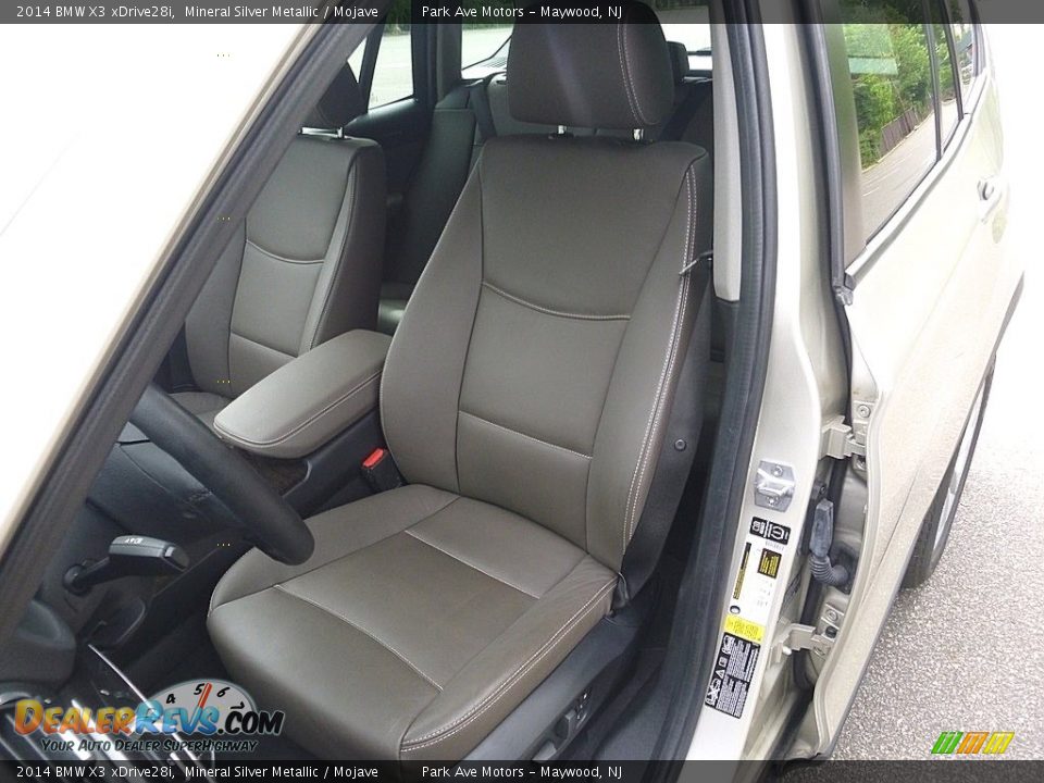 2014 BMW X3 xDrive28i Mineral Silver Metallic / Mojave Photo #11